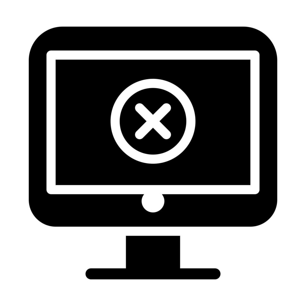 Computer error icon 21619054 Vector Art at Vecteezy