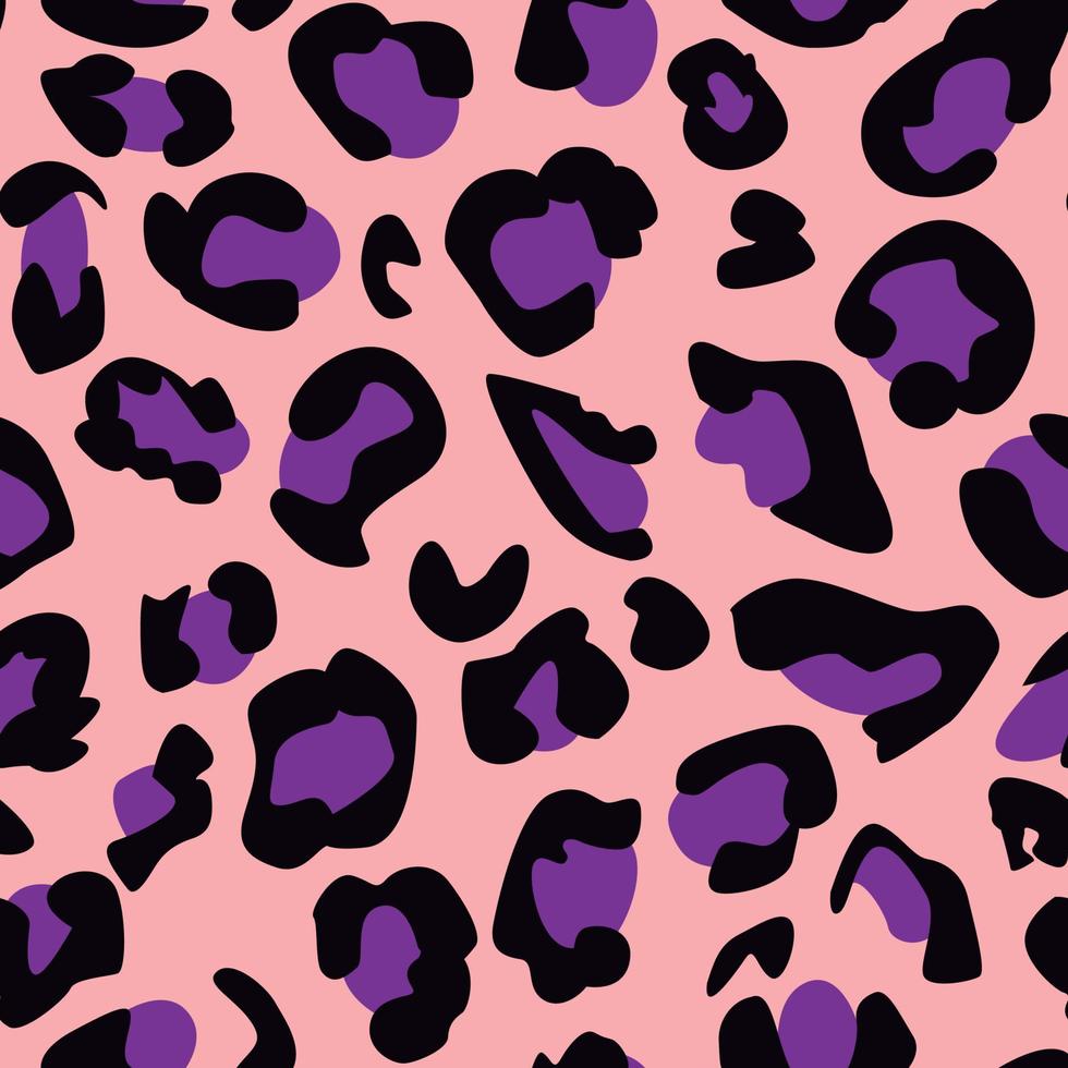 pattern design of leopard animal print vector