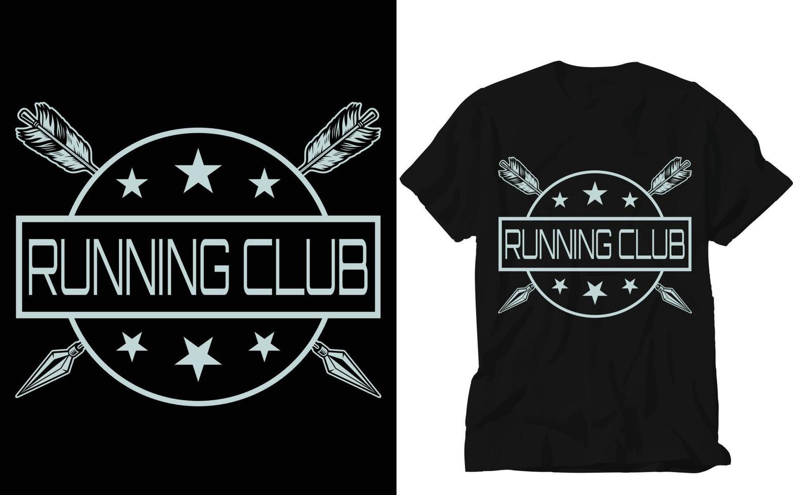 running club t shirt design, t shirt, design, typography t shirt design. vector