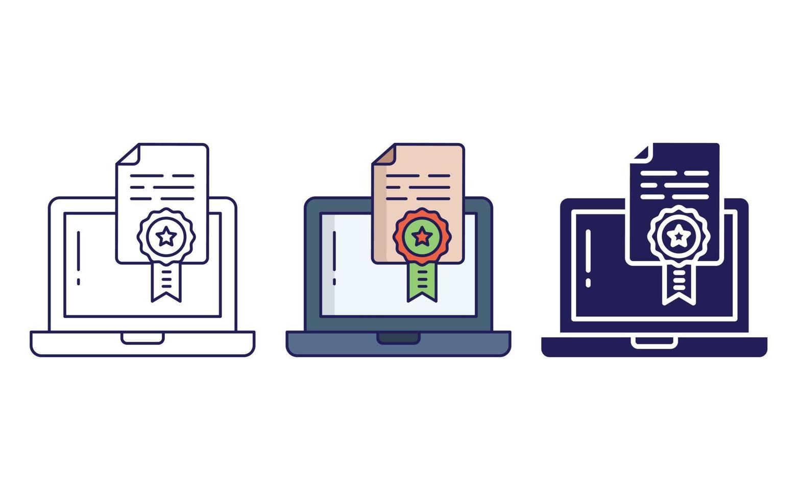 Laptop vector vector icon