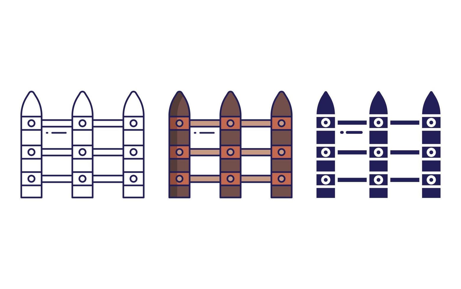 Fences vector icon