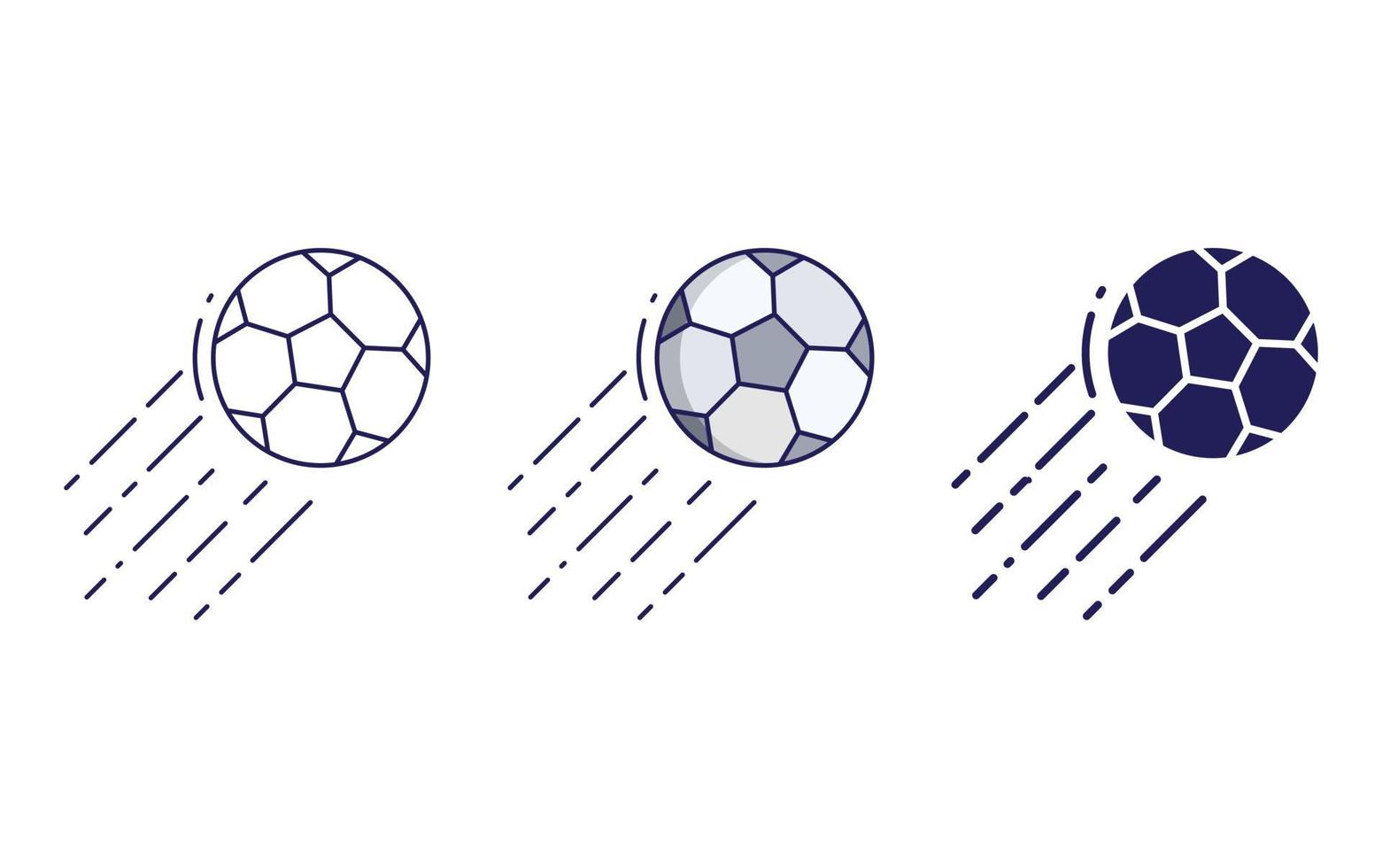 icono de vector de fútbol