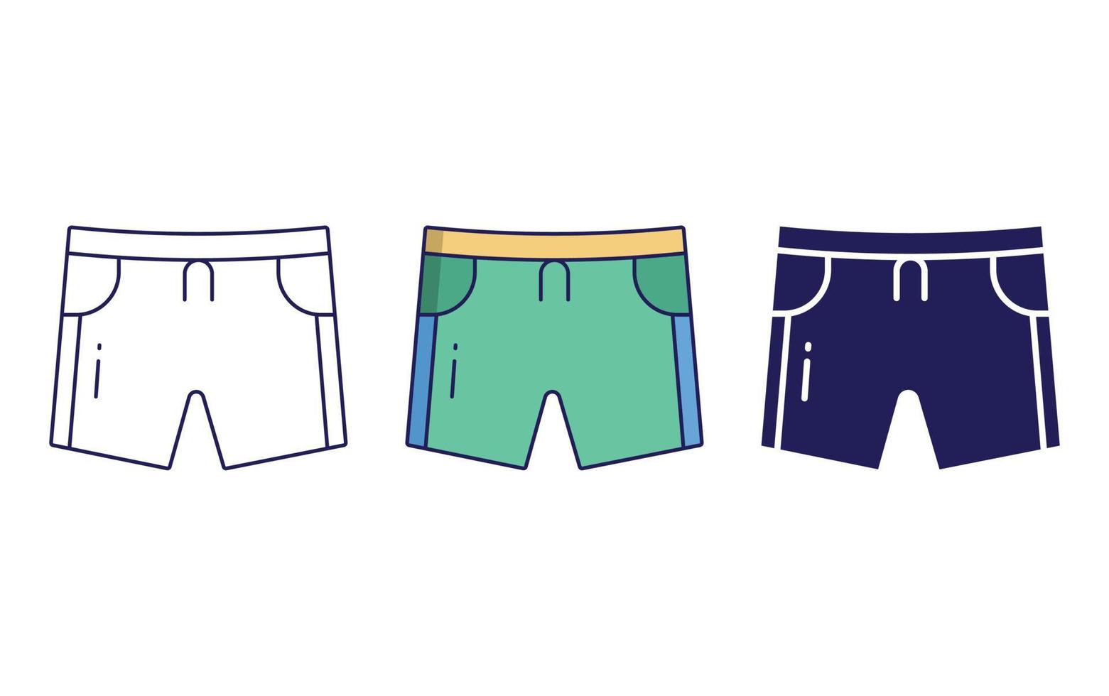 shorts vector icon