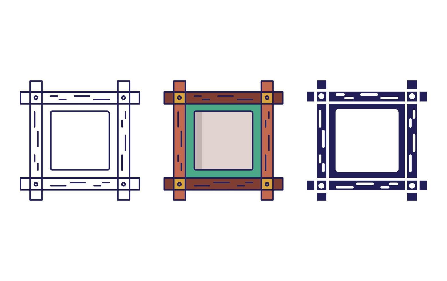 Frame vector icon