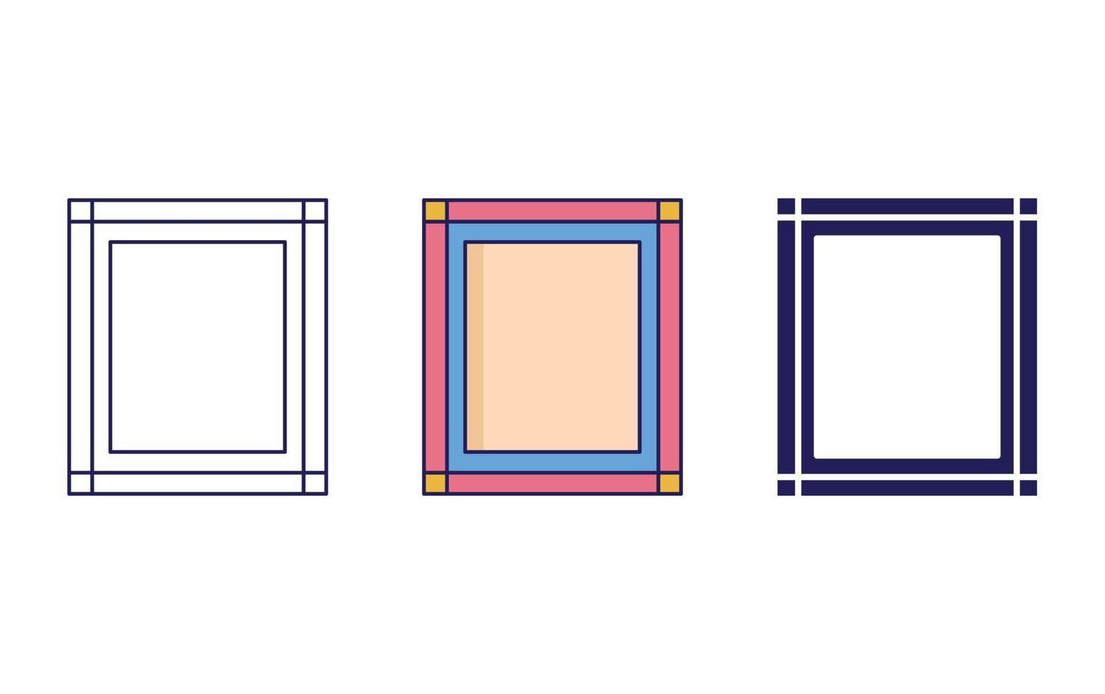 Frame vector icon