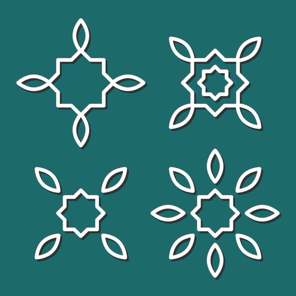 Islamic Ornament. Pattern design element. Vector illustration