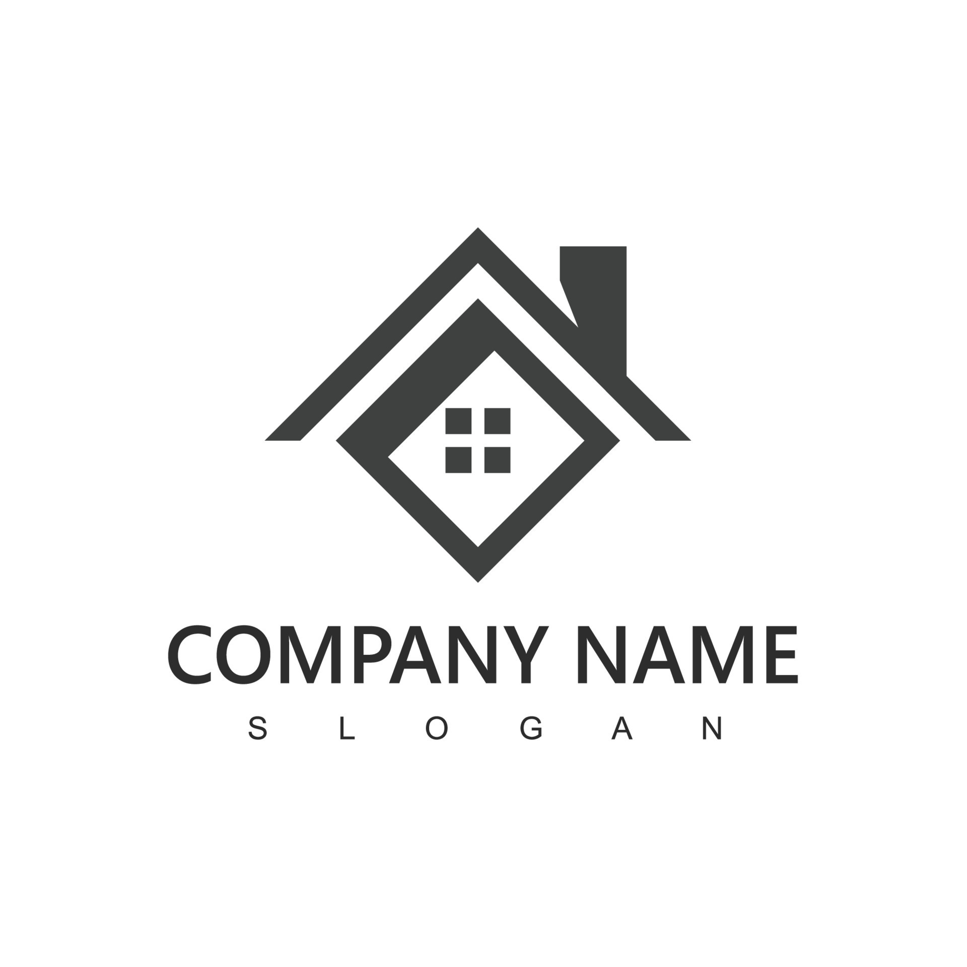 Real Estate Logo, Home Design Illustration 21619974 Vector Art at Vecteezy