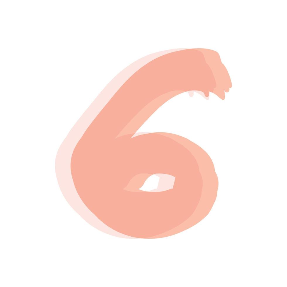 brush number six vector