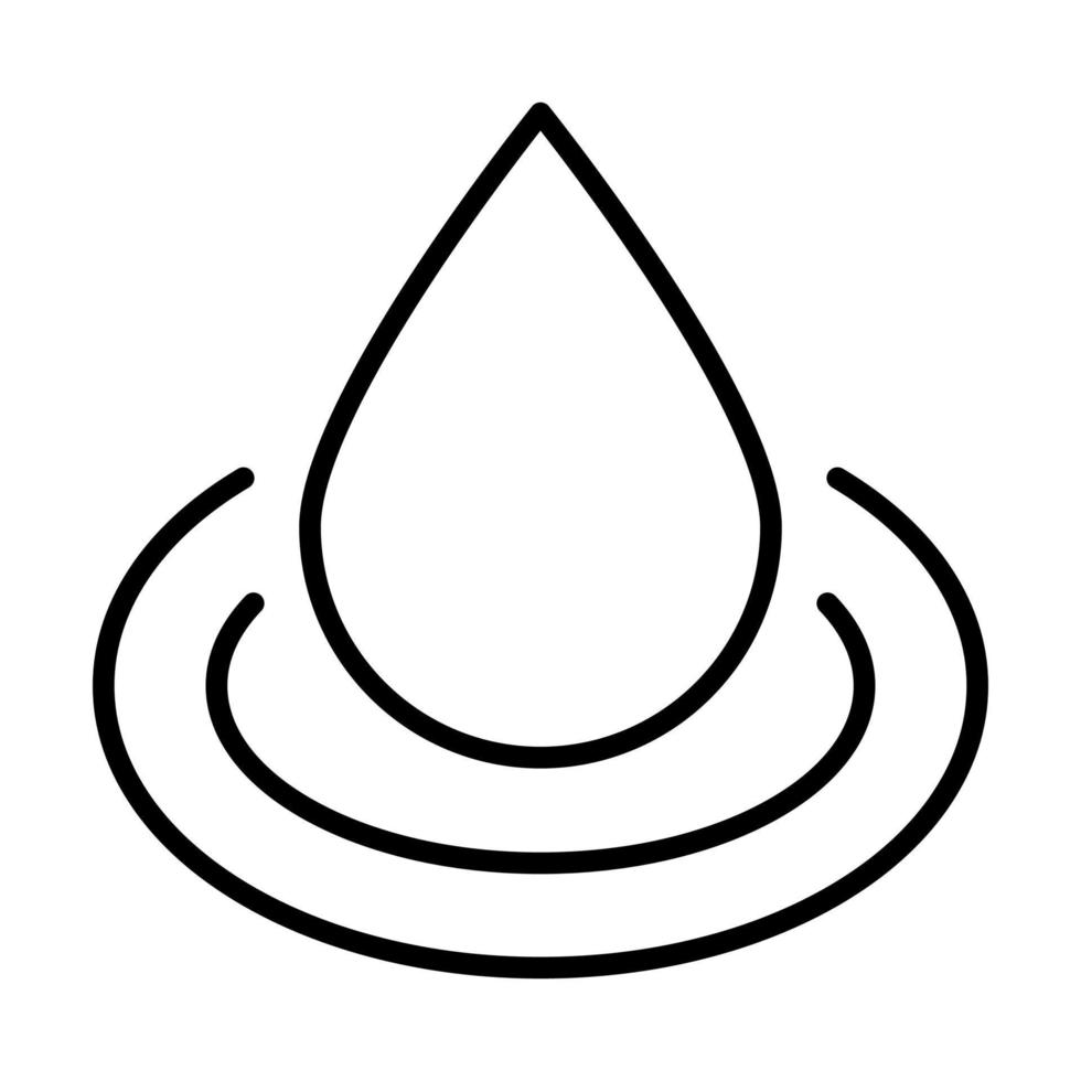 Moisturizing oil drop icon vector for cosmetic product, graphic design, logo, website, social media, mobile app, UI illustration