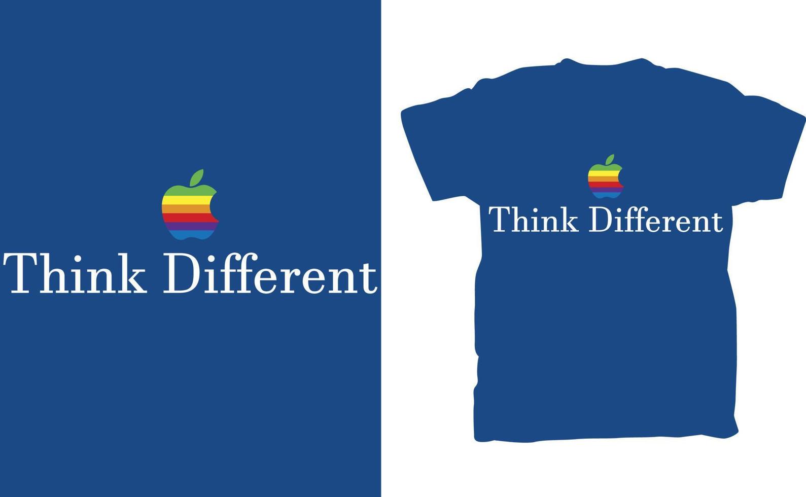 Apple Think Different vector