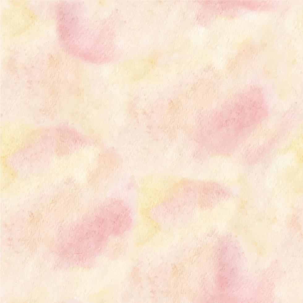 Seamless watercolor abstract pattern. A mixture of pink and yellow color inclusions. Colorful texture. Hand-painted background for textiles, packaging, wallpaper, postcards. vector