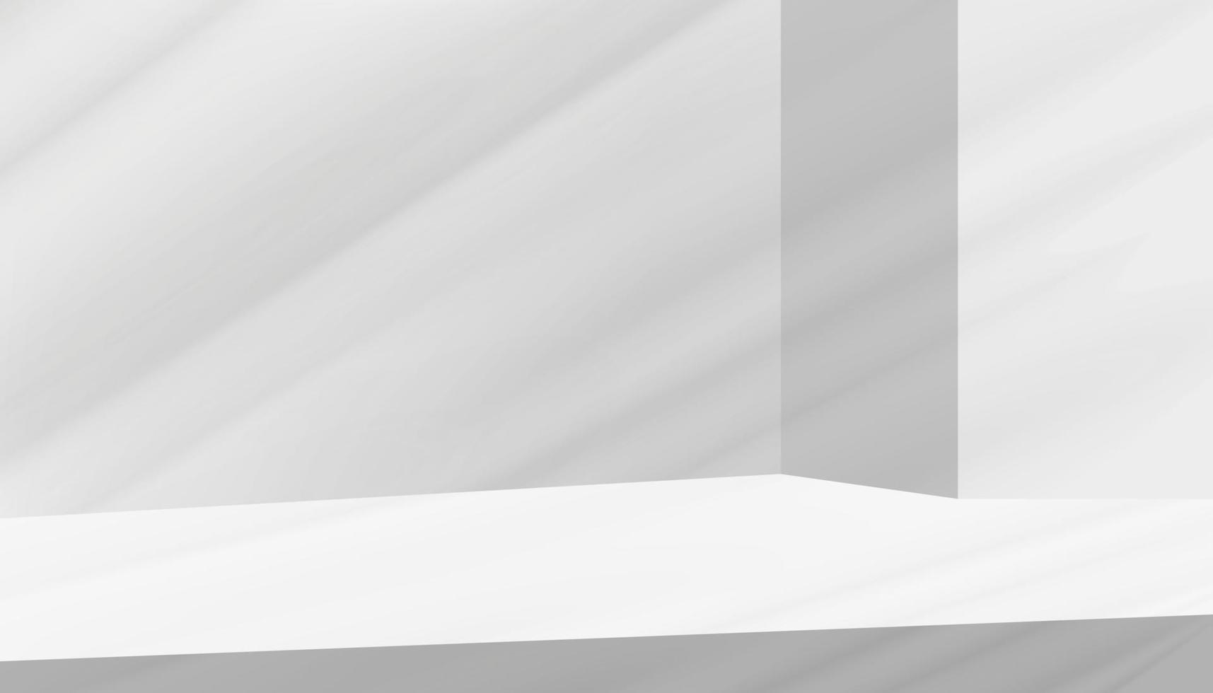 3d gris antecedentes producto monitor podio escena con sombra plataforma,vacío estudio antecedentes con podio soporte, vector etapa escaparate monitor en blanco antecedentes para primavera verano cosmético rebaja producto