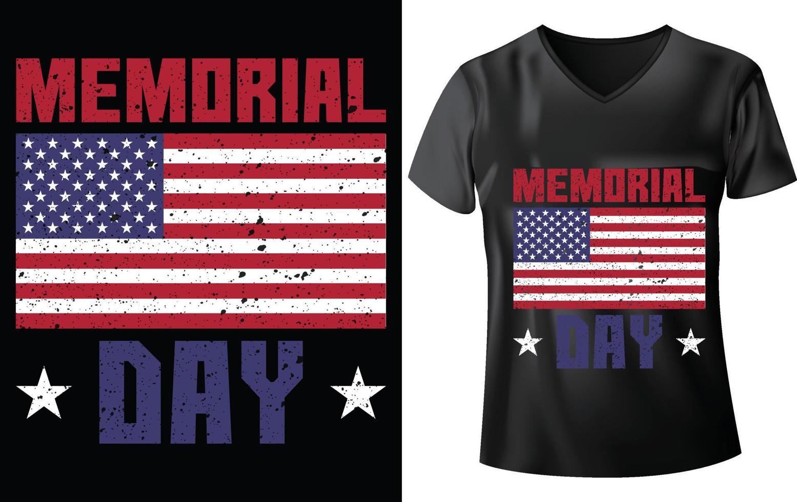 MEMORIAL DAY T-SHIRT DESIGN vector