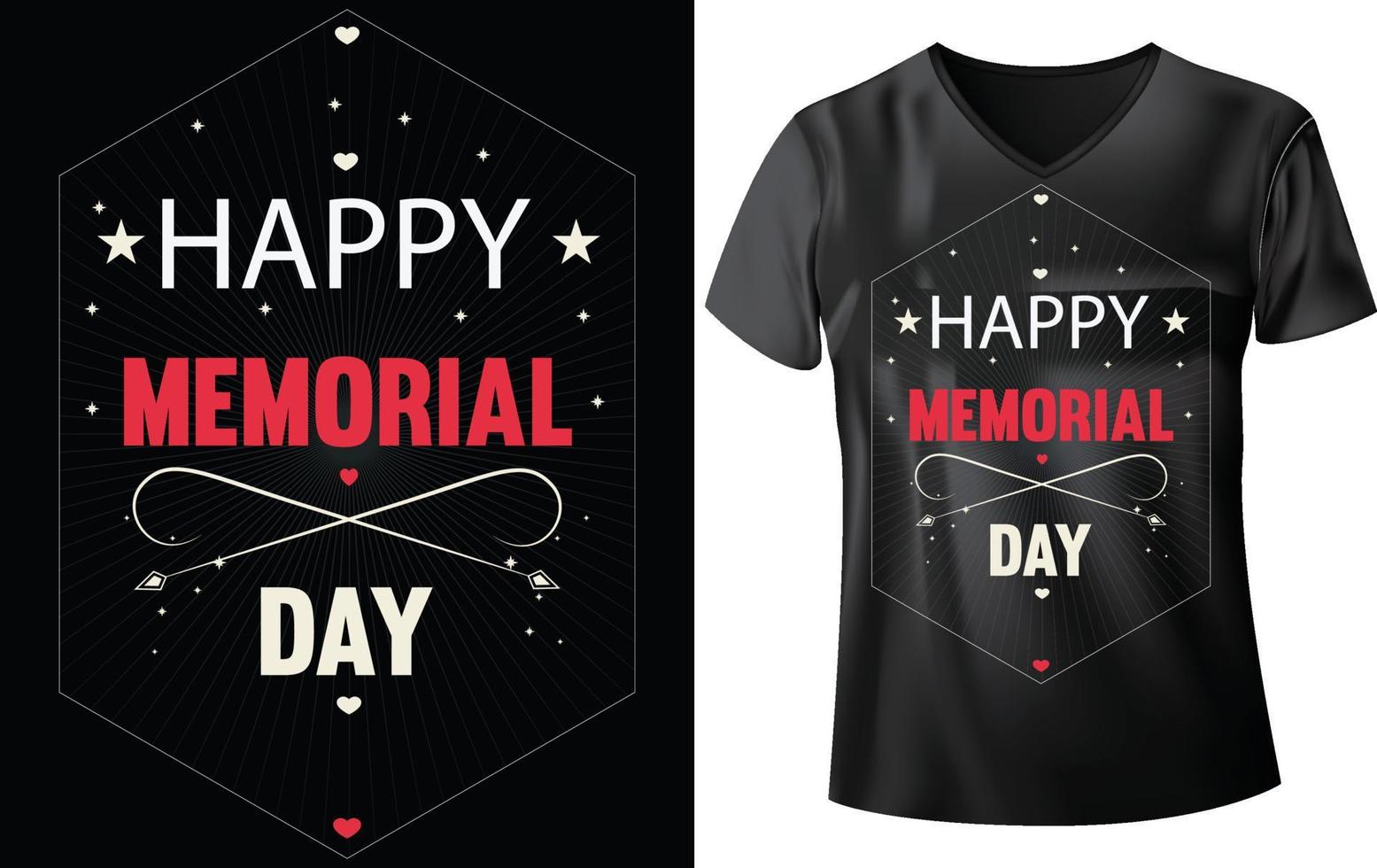 MEMORIAL DAY T-SHIRT DESIGN vector