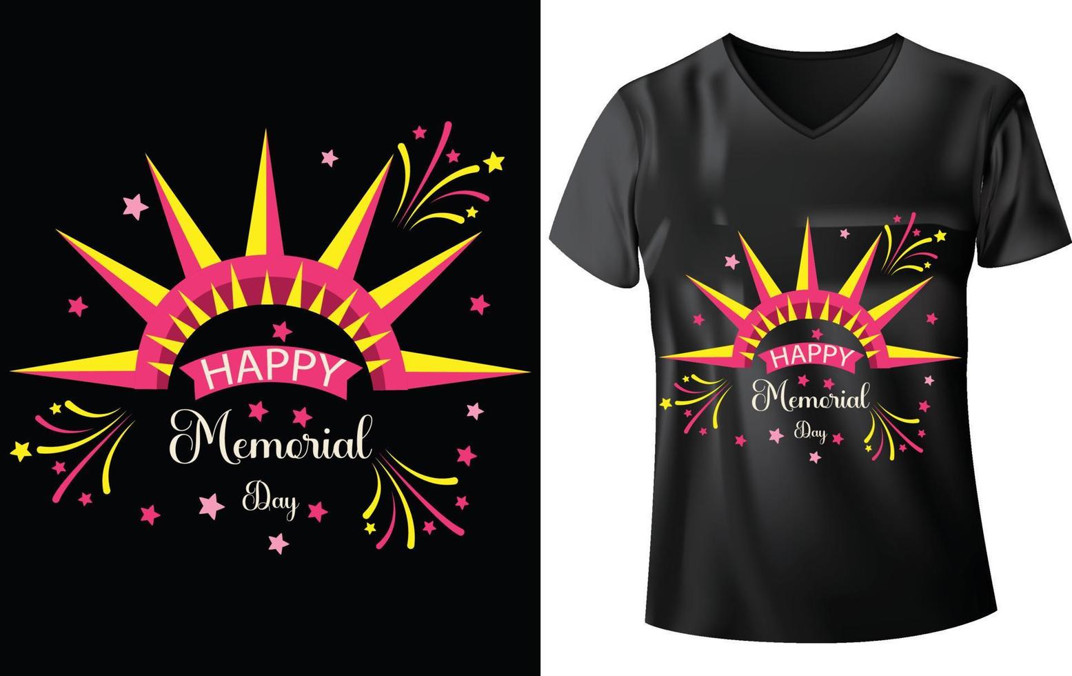 MEMORIAL DAY T-SHIRT DESIGN vector