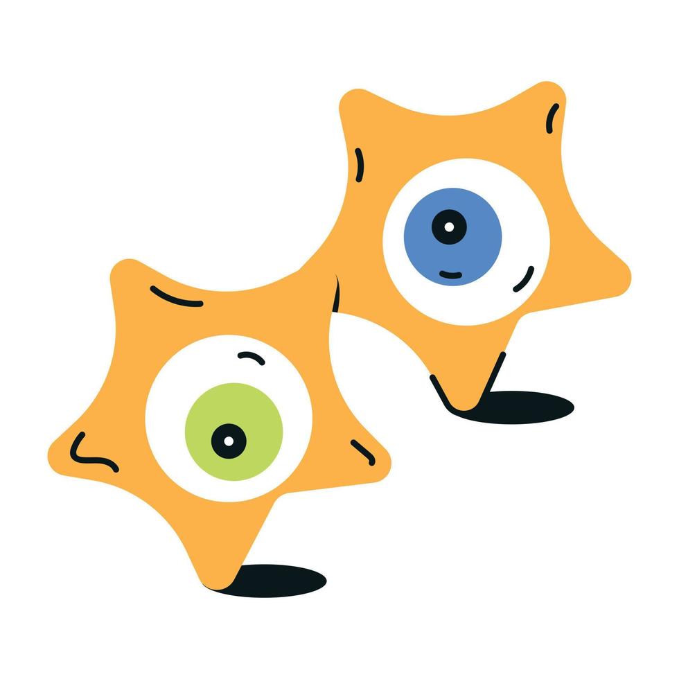 Trendy Eyeball Joke vector