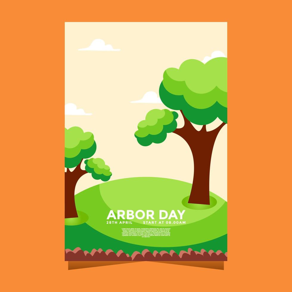 Arbor Day. Earth Day. Ecology concept. Save the world. Gardening infographics. Concept vector illustration. Perfect for Greeting Cards and Posters.