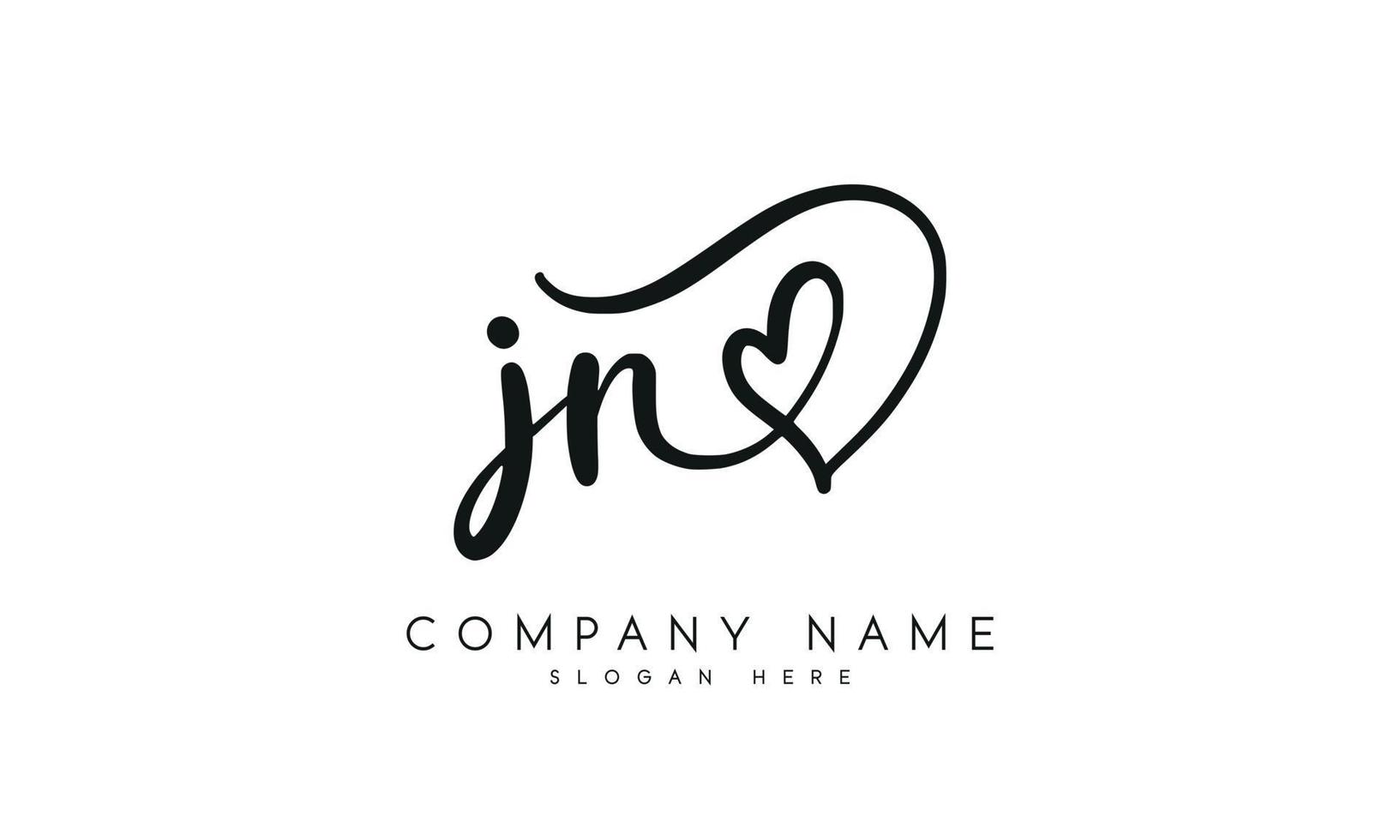 Handwriting signature style letter jr logo design in white background. pro vector. vector