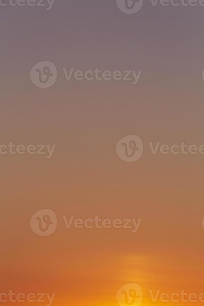 natural background, view on clear sky at sunset photo