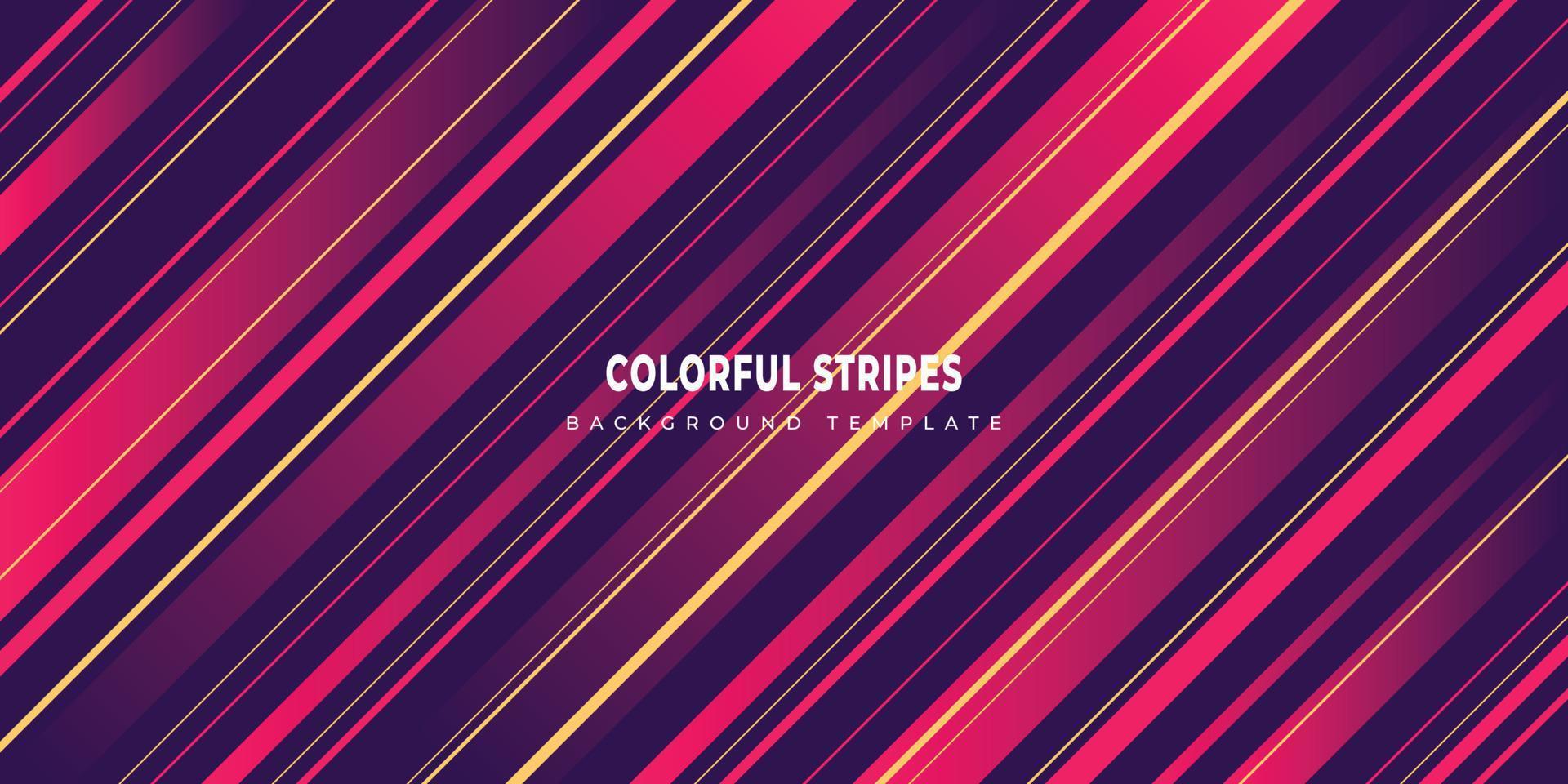 Colorful stripes background template copy space for poster, banner, leaflet, pamphlet, or flyer vector