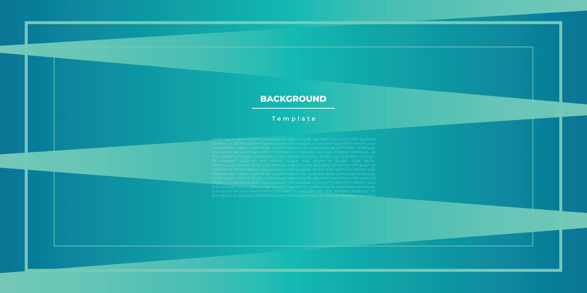 Geometric background template copy space for poster, banner, brochure, flyer, leaflet, landing page, or pamphlet vector