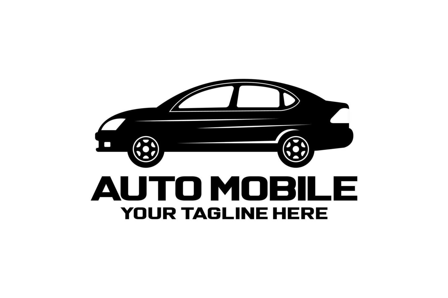Abstract car design concept automotive topics vector logo design template