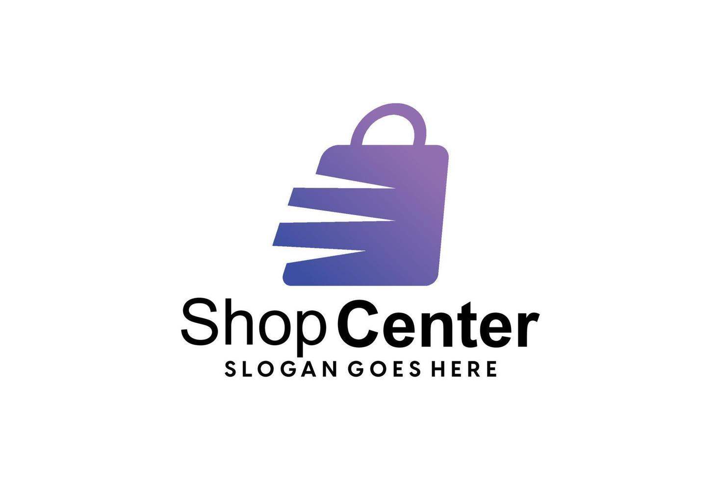 Flat e-commerce logo collection vector