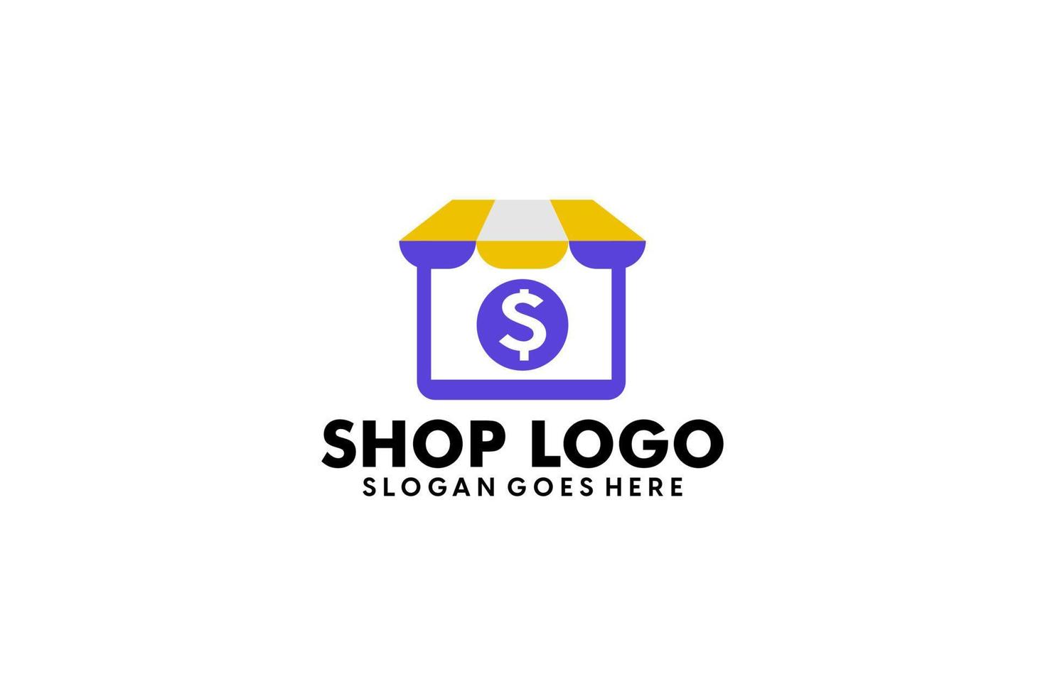 e-commerce logo templates vector