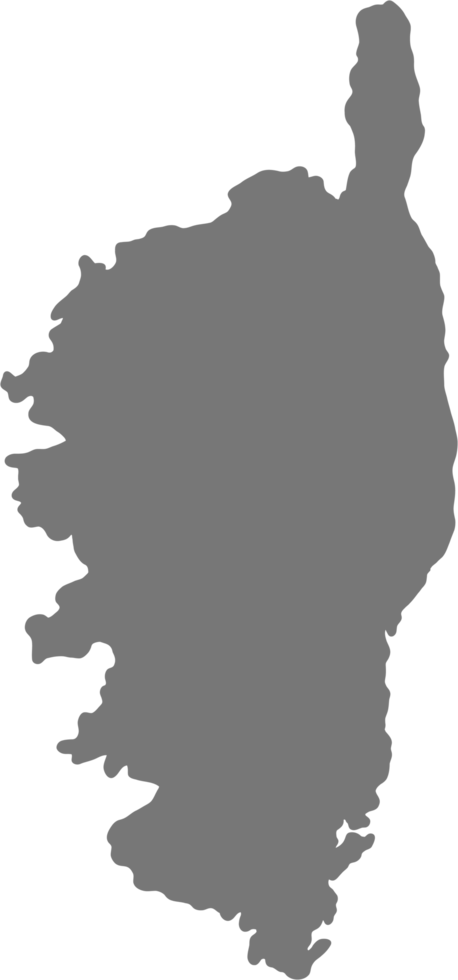 doodle freehand drawing of corsica island map. png