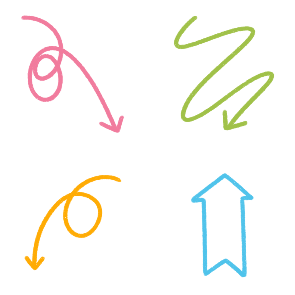Hand Drawn Arrows png