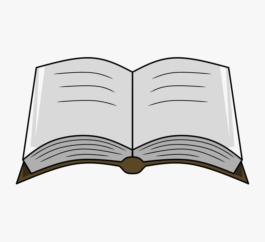 book illustration, book icon with an elegant concept, suitable for simple designs vector