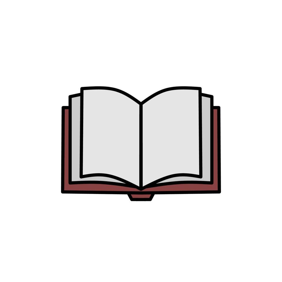 book illustration, book icon with an elegant concept, suitable for simple designs vector