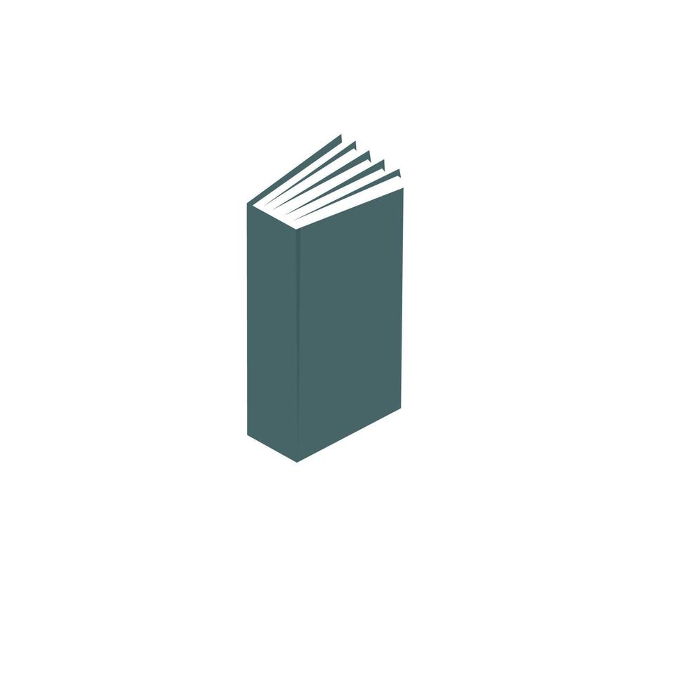 book illustration, book icon with an elegant concept, suitable for simple designs vector