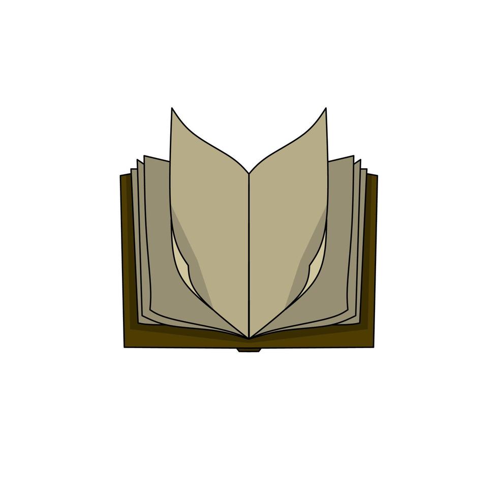 book illustration, book icon with an elegant concept, suitable for simple designs vector