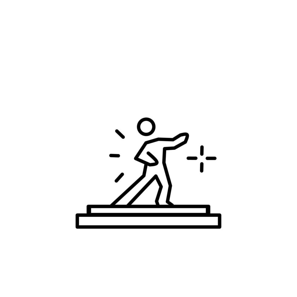 international dance day icon, simple icon dance with elegance concept vector