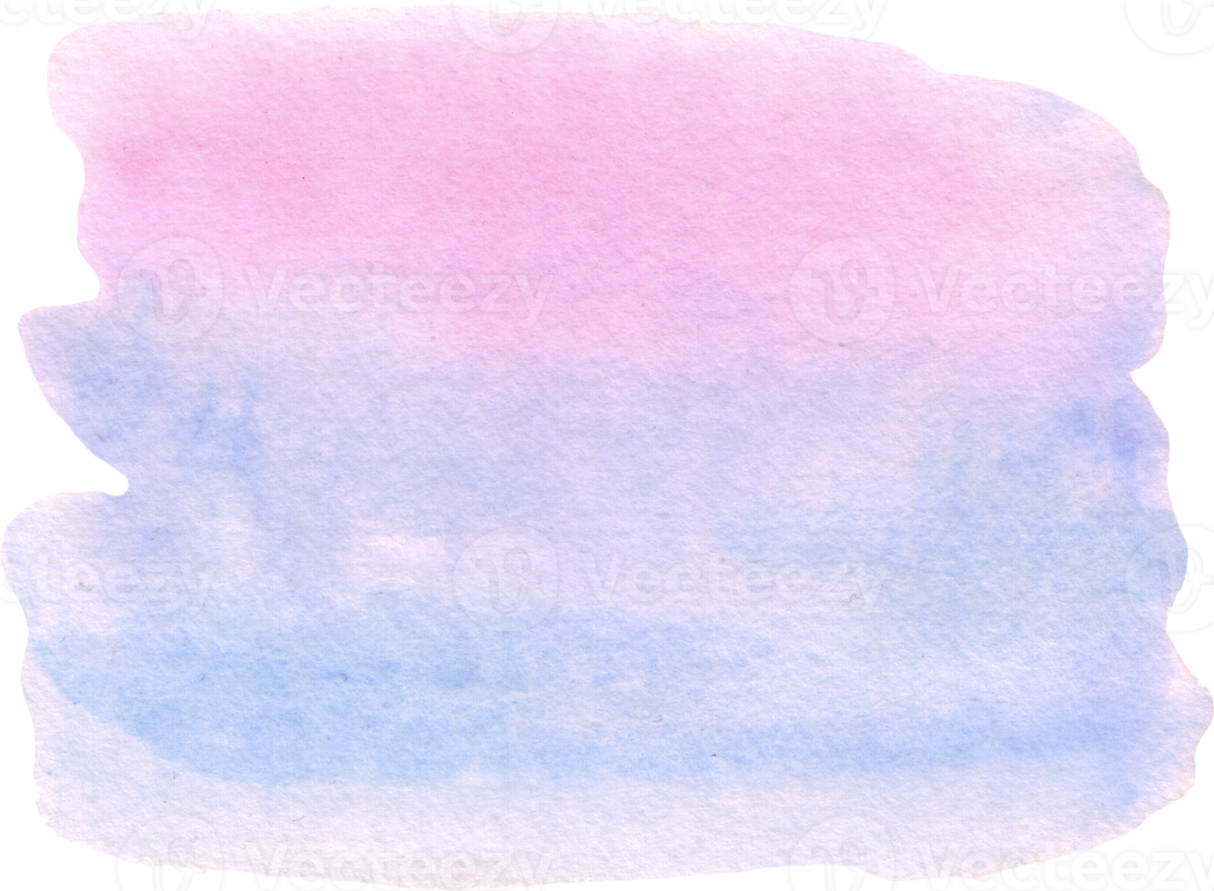 Aquarell Rosa und lila Hintergrund. Handmalerei png