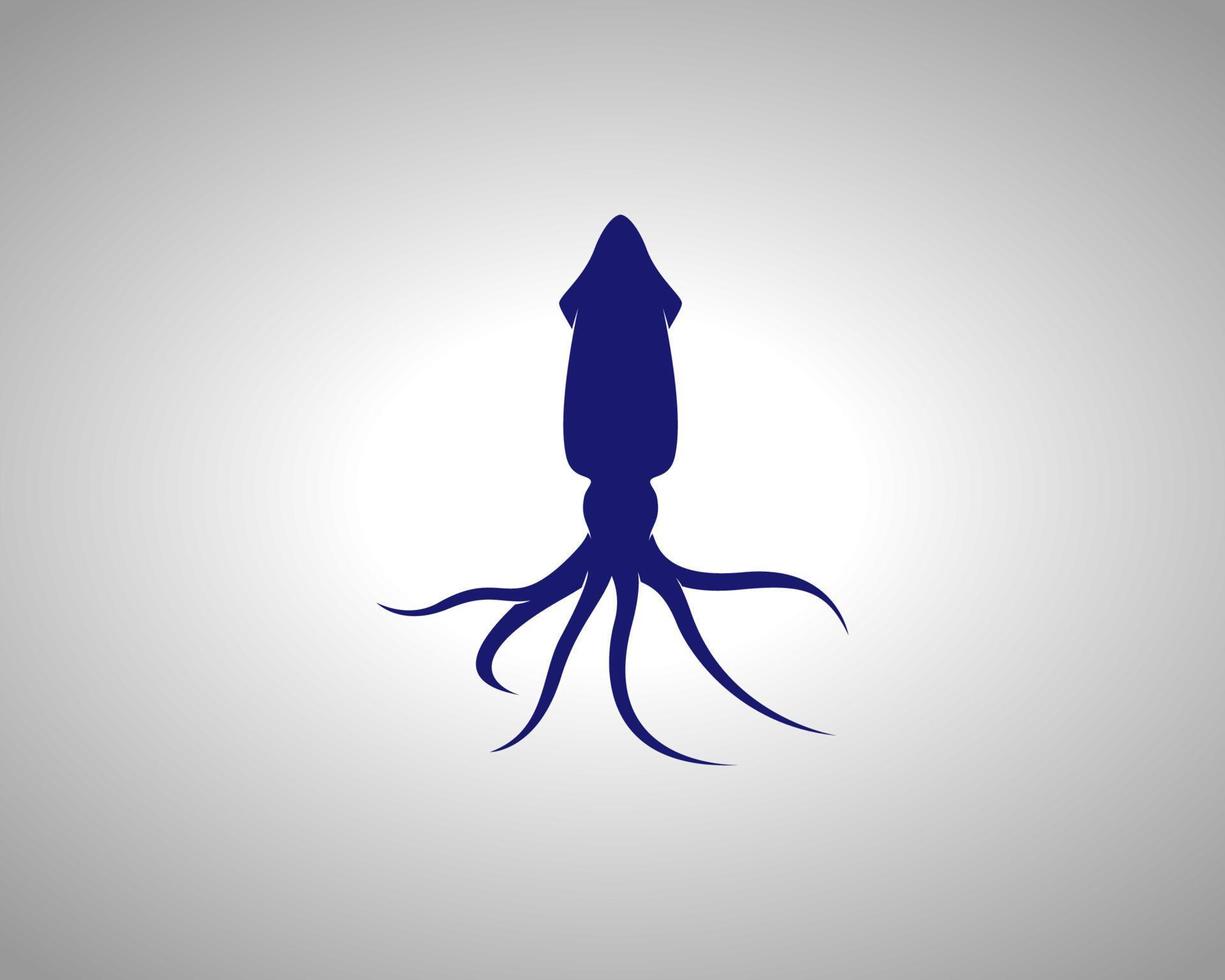 squid vector silhouette