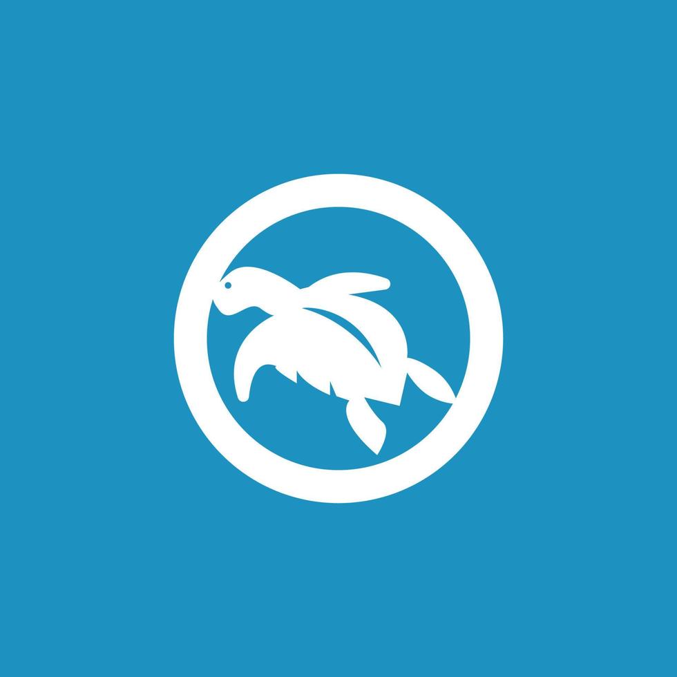 Turtle Logo Image Vector Illustration