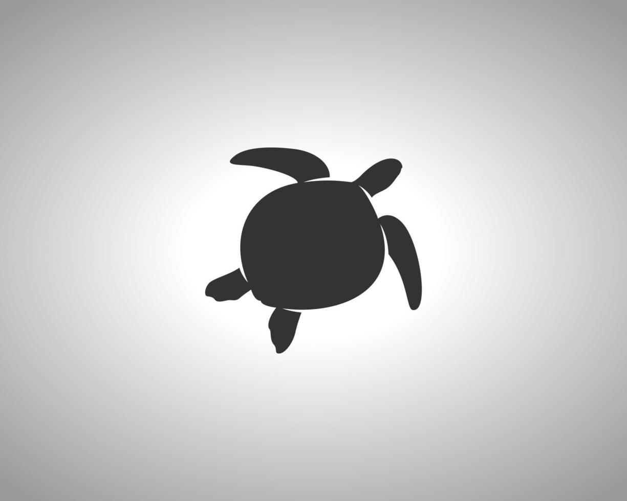 turtle vector silhouette