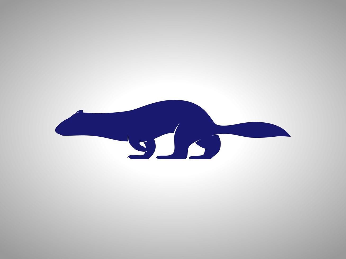 weasel vector silhouette