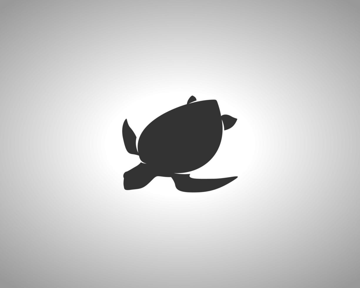 turtle vector silhouette