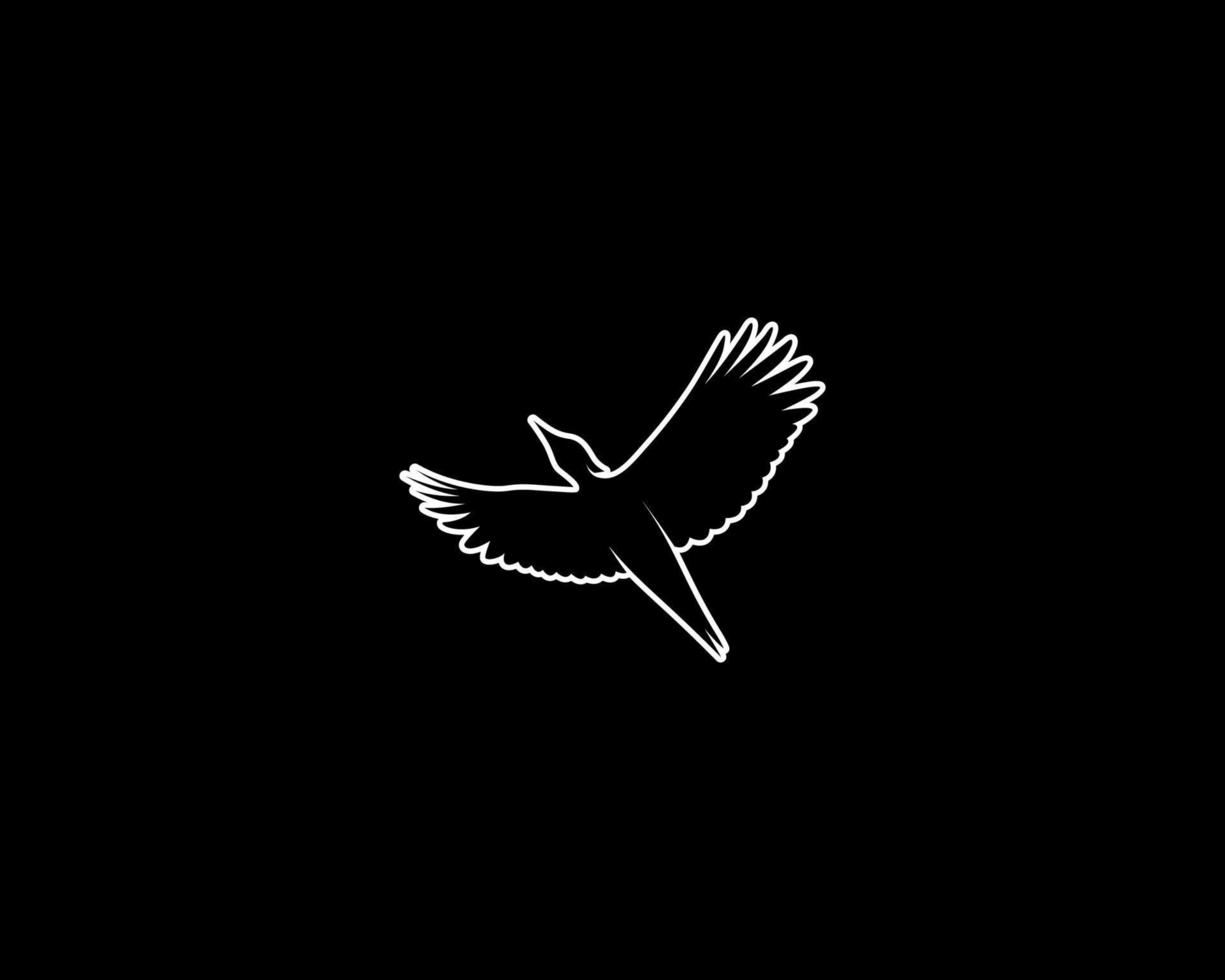 woodpecker outline vector silhouette