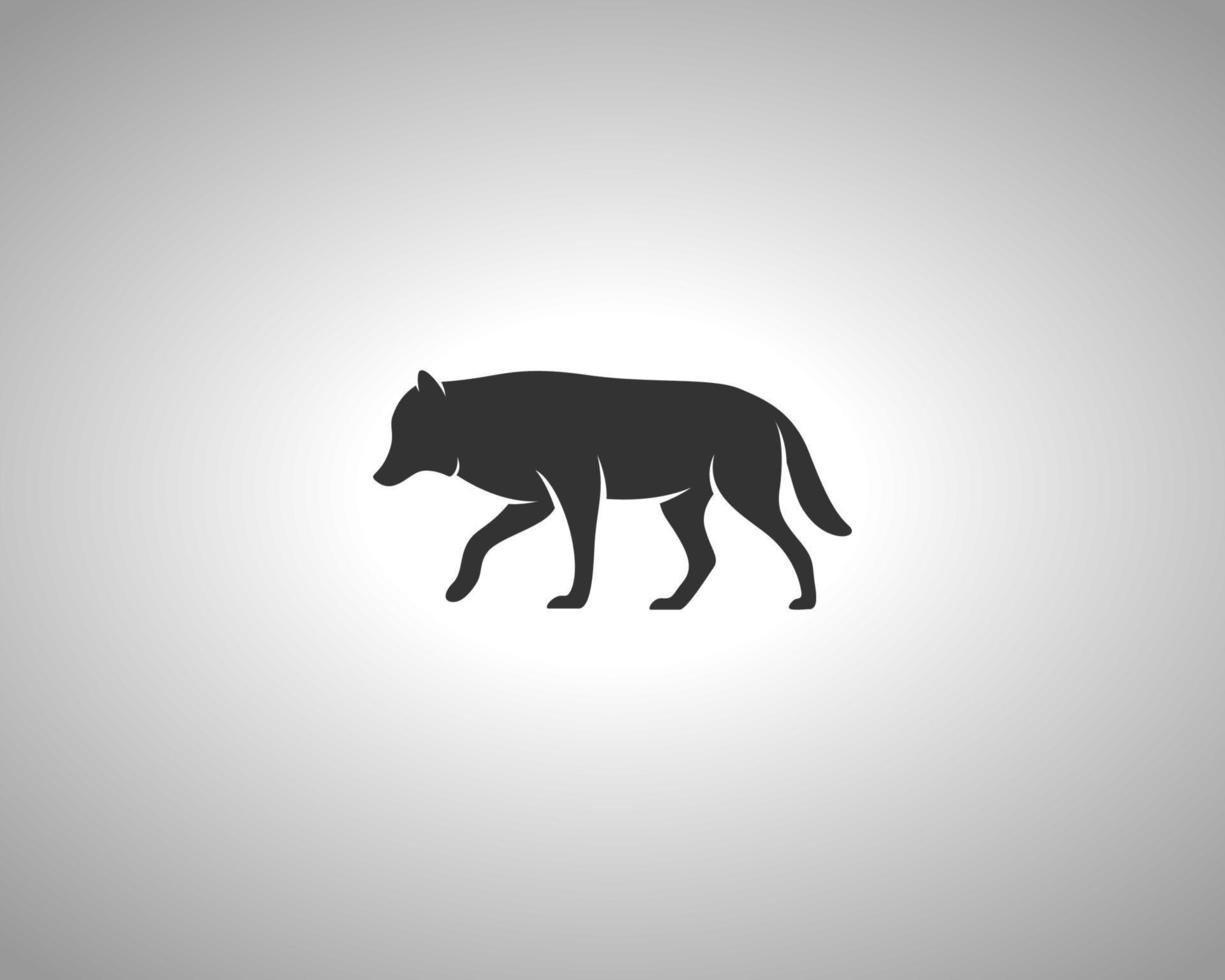 wolf vector silhouette