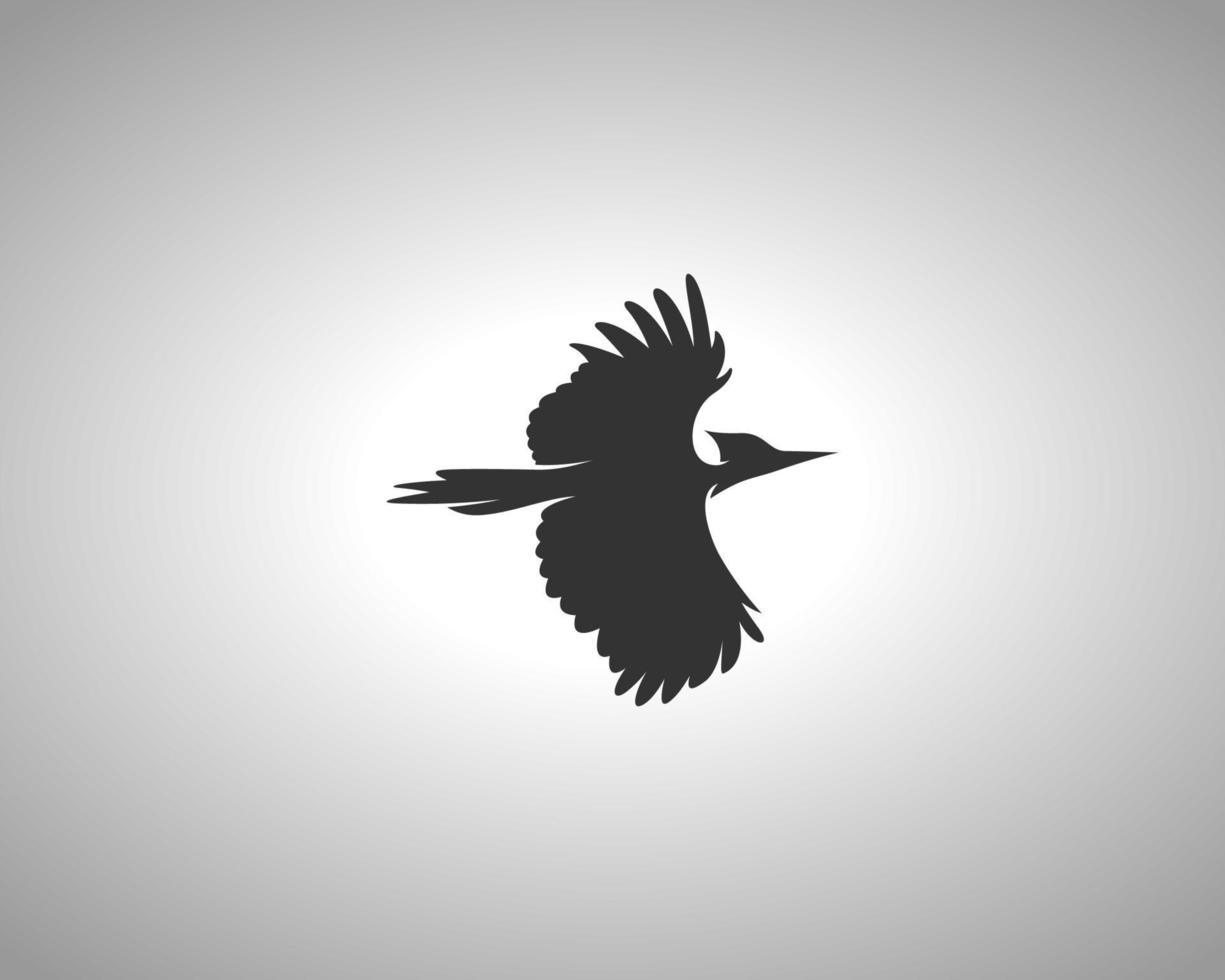 woodpecker vector silhouette