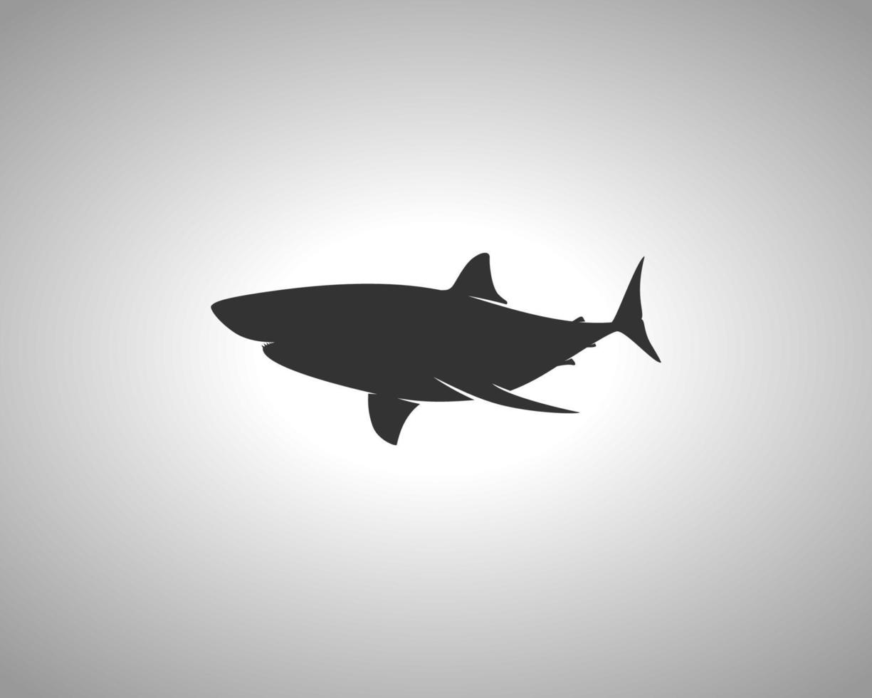 Shark Animal Silhouette vector