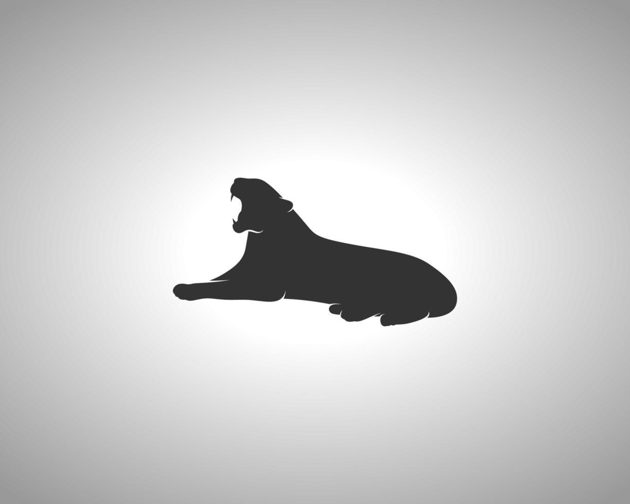 tiger vector silhouette