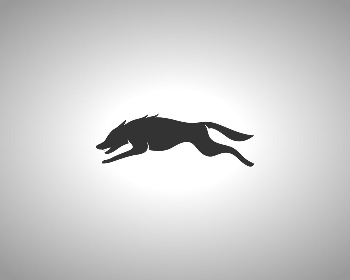 wolf vector silhouette