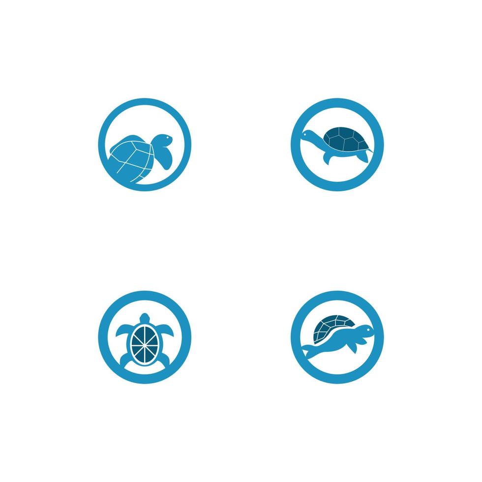 Turtle Logo Image Vector Illustration