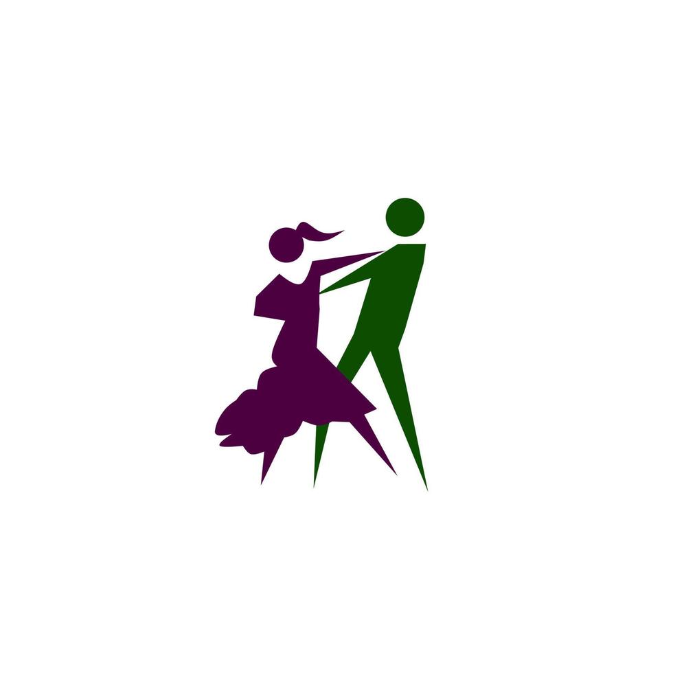 internacional danza día icono, sencillo icono danza con elegancia concepto vector