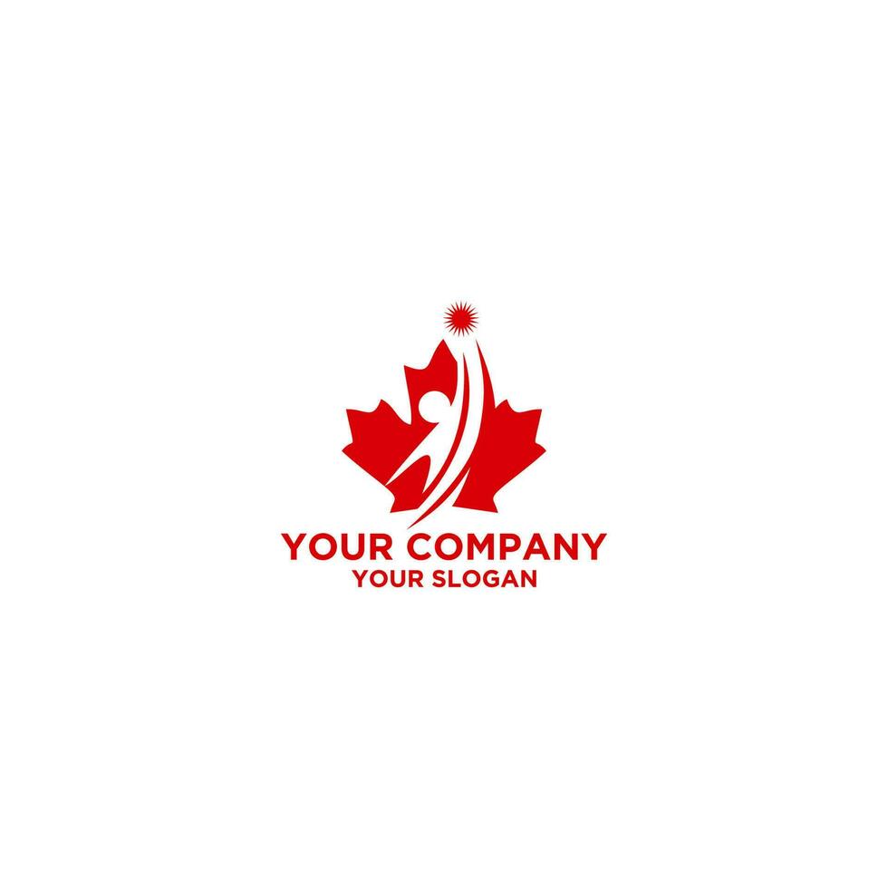 Canada Insurance Logo Design Vector